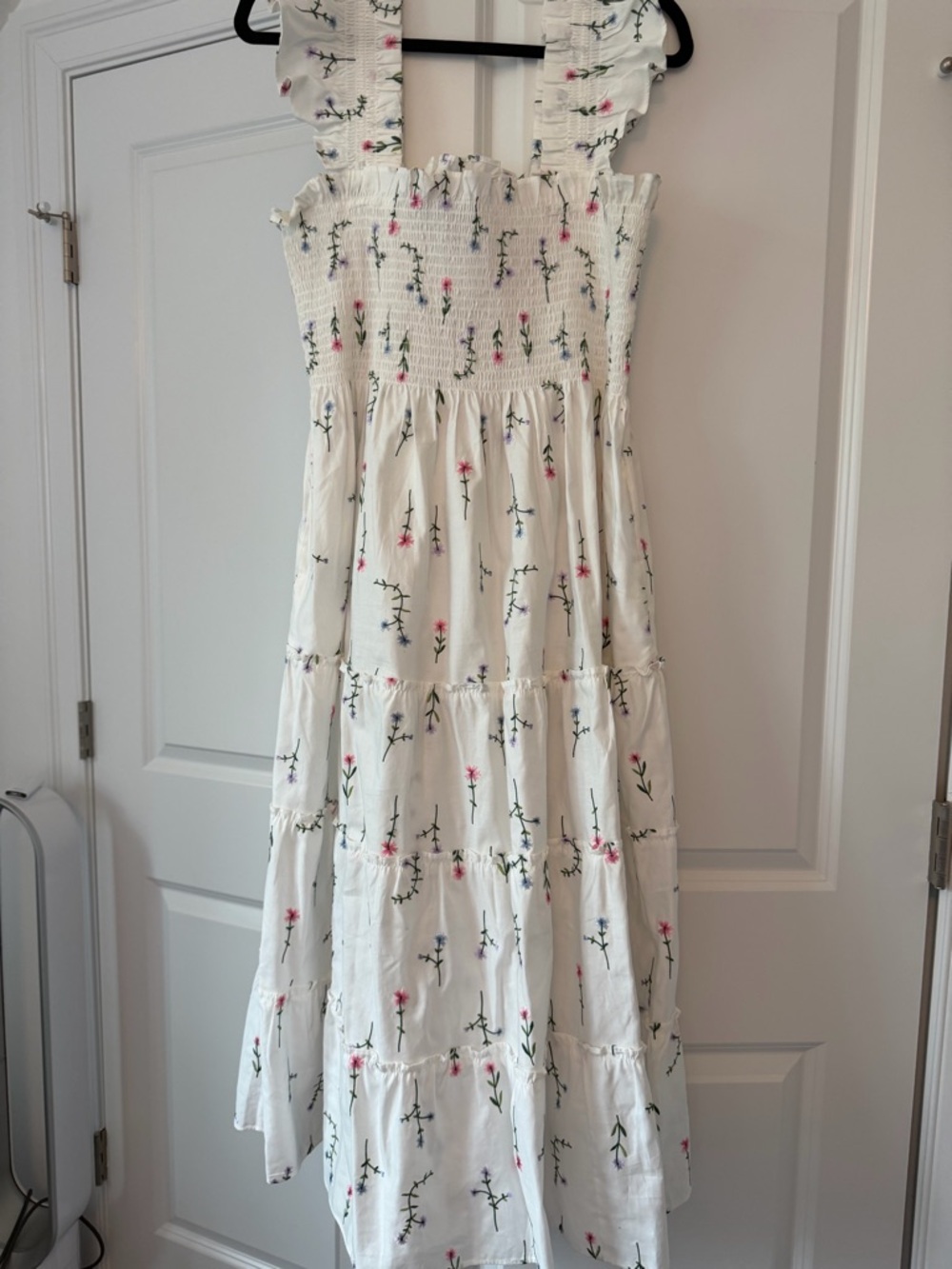 RARE Hill House Ellie Nap Dress in Wildflower embroidery